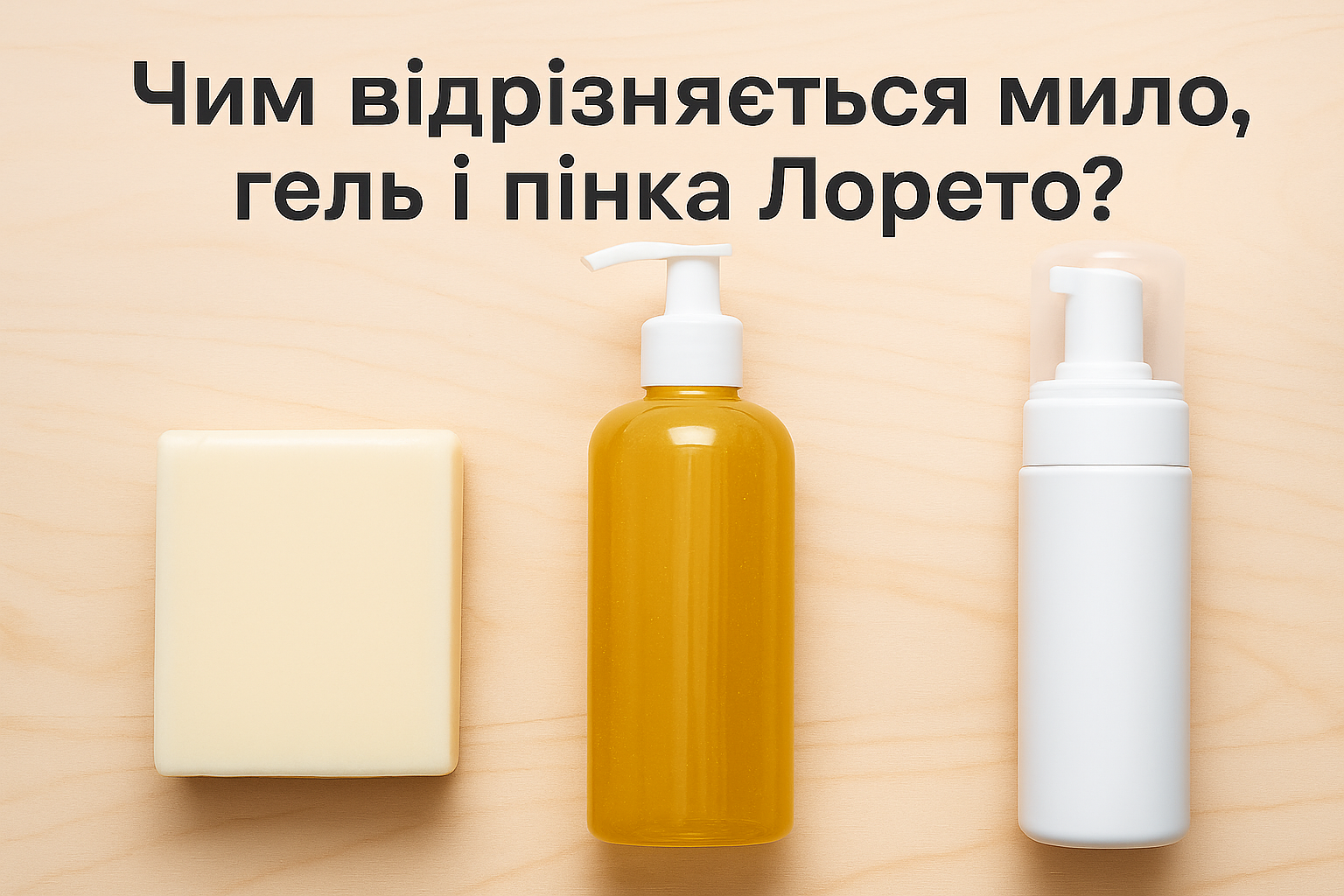 Чим відрізняється мило, гель і пінка Лорето - професійний догляд при акне