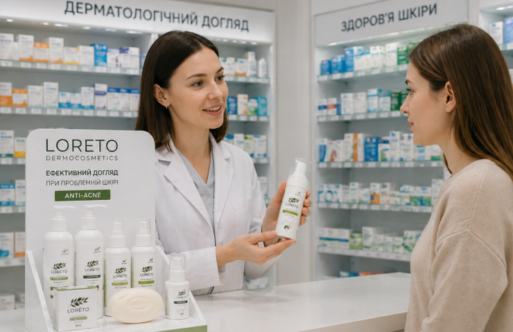 Loreto для аптек: передплата, консигнація та повторні продажі